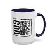 GOD Created Coffee Mug (11oz, 15oz)