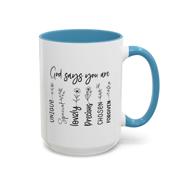 God Says Mug (11, 15oz)