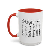 God Says Mug (11, 15oz)