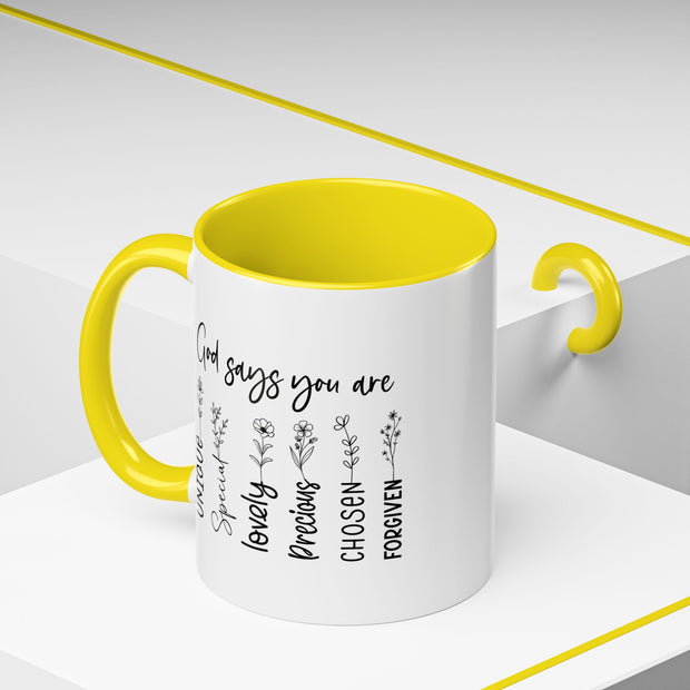 God Says Mug (11, 15oz)