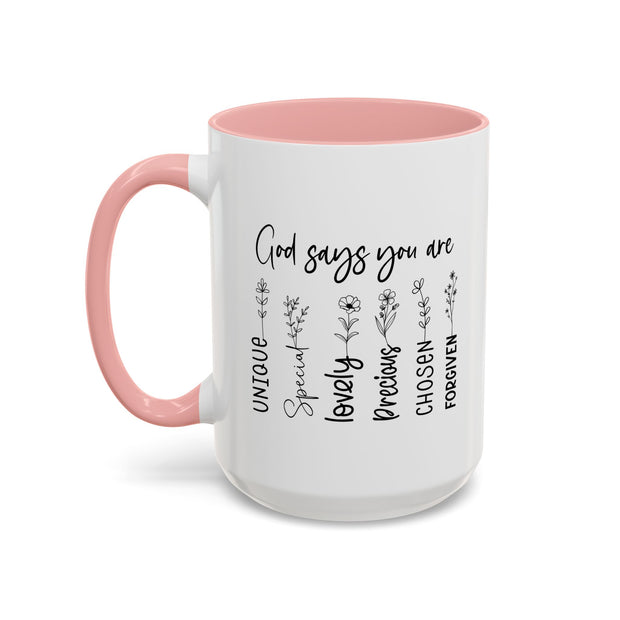 God Says Mug (11, 15oz)