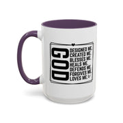 GOD Created Coffee Mug (11oz, 15oz)