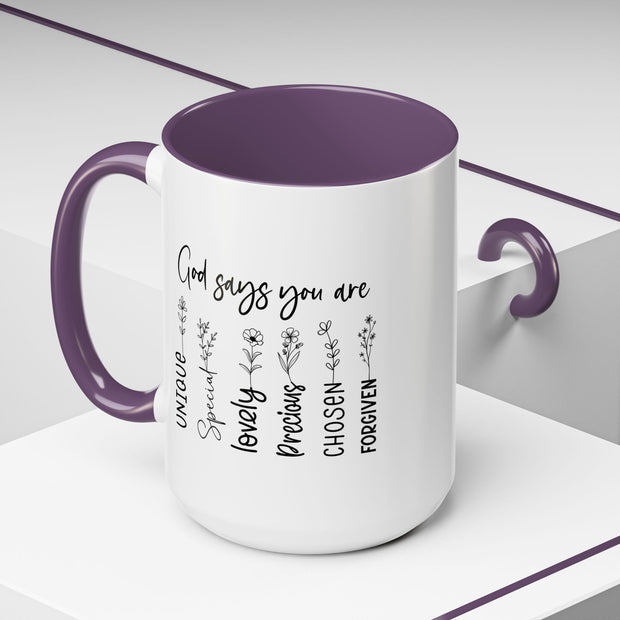 God Says Mug (11, 15oz)