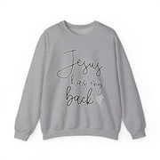 Jesus Has My Back Unisex Heavy Blend™ Crewneck Sweatshirt