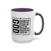 GOD Created Coffee Mug (11oz, 15oz)