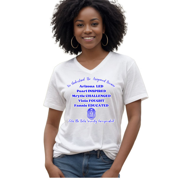 ZPhiB "We Understand the Assignment" Black History Inspired Tee