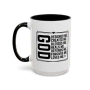 GOD Created Coffee Mug (11oz, 15oz)