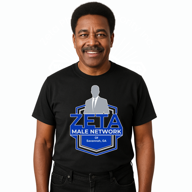PRE-ORDER NOW OPEN - Alpha Theta Zeta Chapter Finer Fundraiser - Zeta Male Network T-shirt