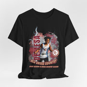 HCA Cross Country Tee, Unisex Short Sleeve T-Shirt, Athletic Wear, Sports Tee, Gift for Runners, Team Apparel