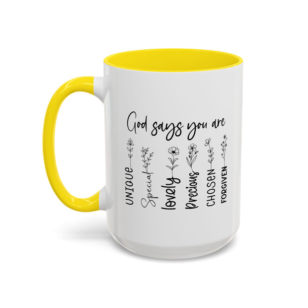 God Says Mug (11, 15oz)