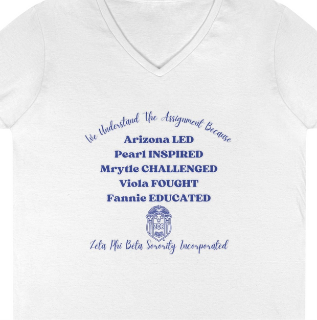 ZPhiB "We Understand the Assignment" Black History Inspired Tee