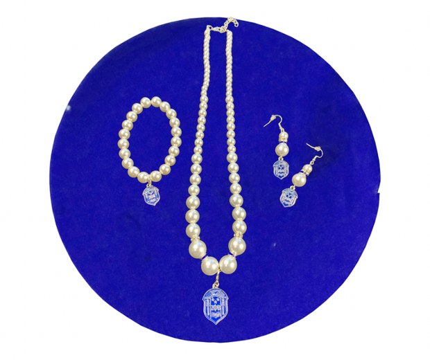 Zeta Trio - Necklace, Bracelet, & Earrings