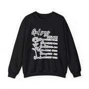 Spiritually Inspired "God Says" Floral Crewneck Sweatshirt