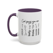 God Says Mug (11, 15oz)