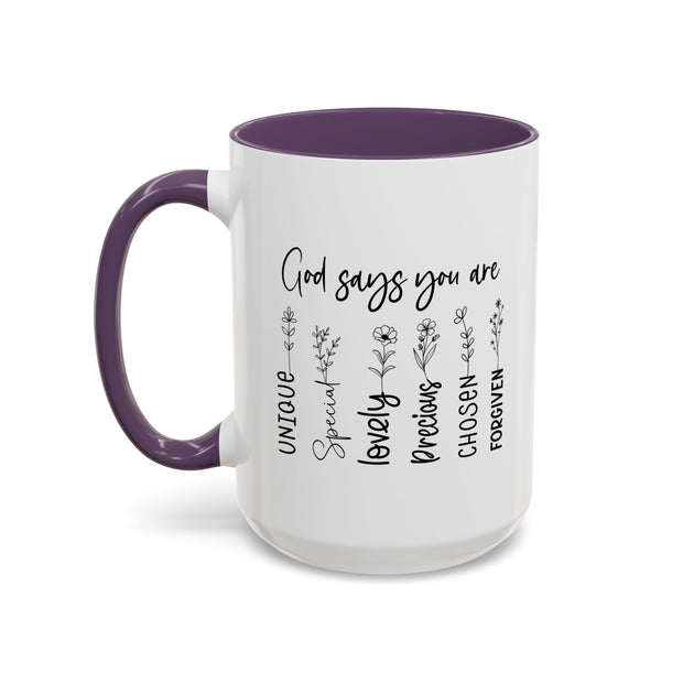 God Says Mug (11, 15oz)