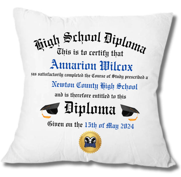 Commemorative Graduation Pillow w/ Insert