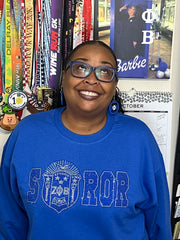 Soror Shield Bling T-shirt/Sweatshirt