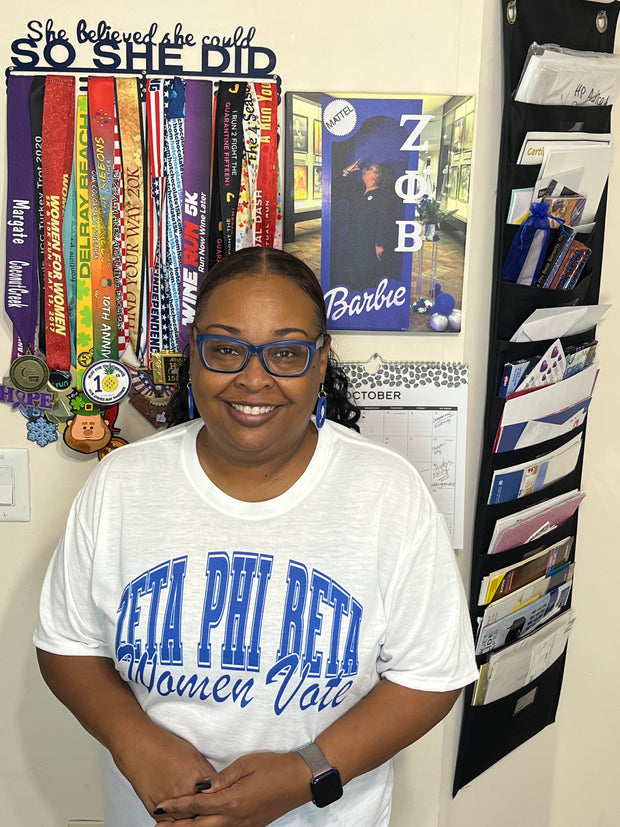 Zeta Phi Beta Women Vote Tee