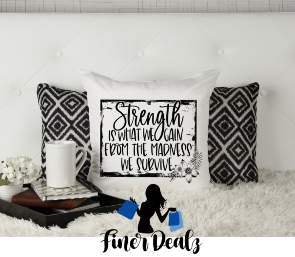 Strength Pillow Cover (15x15)