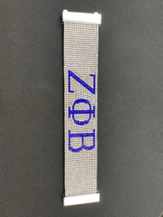 Zeta Phi Beta Magnetic Bling Bracelet