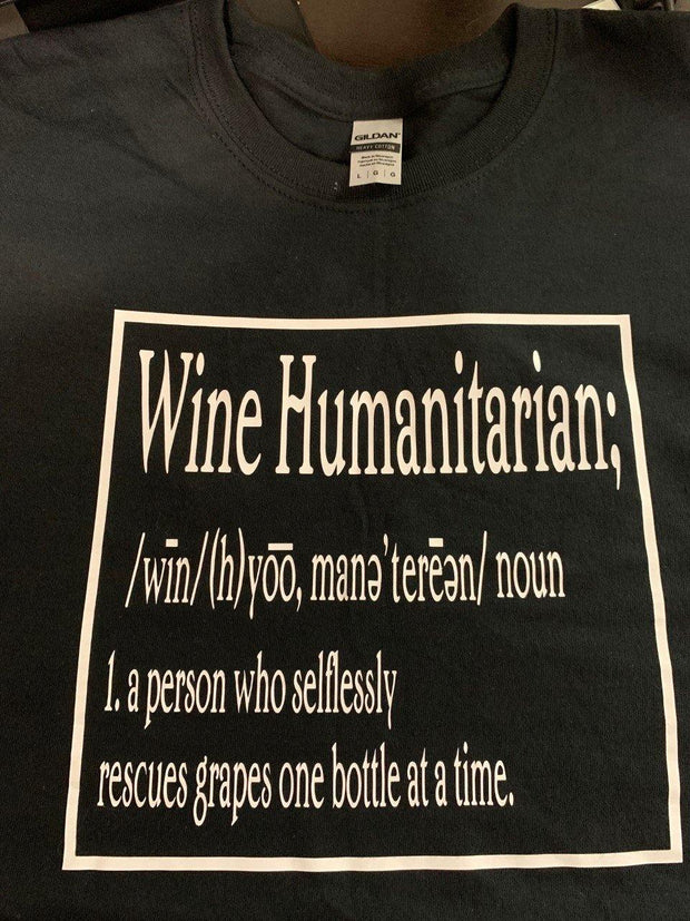 Wine Humanitarian Tee - FinerDealz LLC